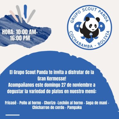 INVITACIÓN GRUPO SCOUT PANDA